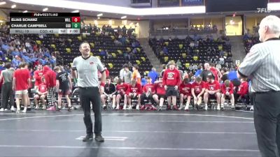 190 lbs Finals (1st & 3rd) - Cael Moore, Williamsburg vs Santiago Deleon, Clarion-Goldfield-Dows