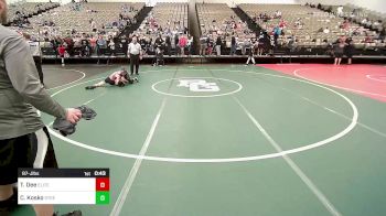 87-J lbs Round Of 16 - Tristan Dee, Elite Wrestling vs Caleb Kosko, Steel Knights