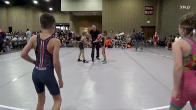 70 lbs Round 2 (6 Team) - Eleanor Hoose, Blackman WC vs Slade Bell, Funky Crayons