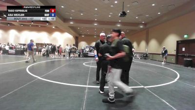 157 lbs Cons. Round 3 - Taso Kiprislis, Pennsylvania vs Asa Wexler, Maryland