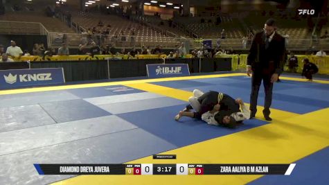 Zara Aaliya B M Azlan vs Diamond Dreya Juvera 2025 Pan Kids Jiu-Jitsu IBJJF Championship