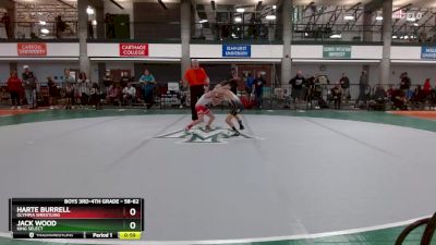 58-62 lbs Quarterfinal - Jack Wood, King Select vs Harte Burrell, Olympia Wrestling