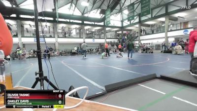 63-66 lbs Quarterfinal - Oliver Tasnic, Force Elite vs Oakley Davis, Iguana Wrestling Club