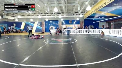 126 lbs Round 6 (8 Team) - Kaleb Williams, Alpha Dogs vs Zavian Chaves, Westside Wrestling