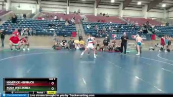 145 lbs Finals (8 Team) - Maverick Heimbuck, Oregon2 vs Koda Wieczorek, MONTANA1