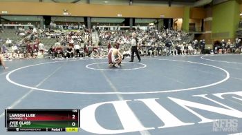 175 lbs Semifinals (8 Team) - Jyce Glass, SALINA vs Lawson Lusk, BLACKWELL