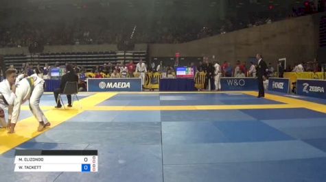 MANUEL ELIZONDO vs WILLIAM TACKETT 2018 Pan Jiu-Jitsu IBJJF Championship