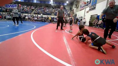 52 lbs Consi Of 8 #2 - Wyatt Pugh, Viking Wrestling Club vs Bradley Shadwick, Berryhill Wrestling Club