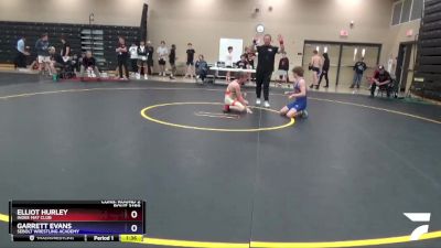 120 lbs Cons. Round 2 - Elliot Hurley, Indee Mat Club vs Garrett Evans, Sebolt Wrestling Academy