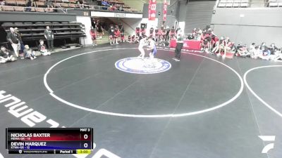 138 lbs Round 1 (16 Team) - Nicholas Baxter, MDWA-GR vs Devin Marquez, KTWA-GR