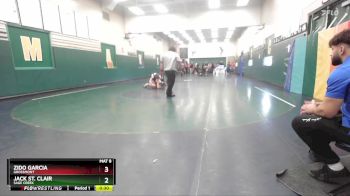 126 lbs Cons. Round 3 - Jack St. Clair, Sage Creek vs Zido Garcia, Grossmont