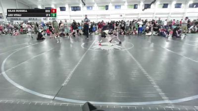 55 lbs Round Robin 3 - Silas Russell, Hoosiers Mafia - EL vs Leo Vitali, EP Rattlers - EL