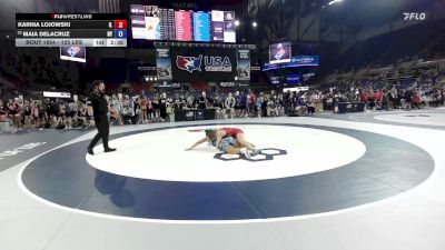 125 lbs Cons. Rd Of 64 - Karina Lojowski, IL vs Maia DeLaCruz, NY