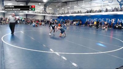 Elite 125 lbs Cons. Round 2 - Jack Reina, Augustana (IL) vs Jackson Heaston, Upper Iowa