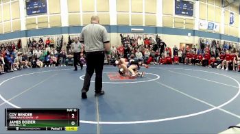 165 lbs Quarters & Wb (16 Team) - Coy Bender, Terre Haute South vs James Dozier, Roncalli