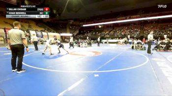 138 Class 3 lbs Champ. Round 1 - Dillan Chisam, St. Pius X (Kansas City) vs Chad Benwell, Holt