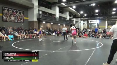 190 lbs Round 5 (16 Team) - Anna Lopez, Sisters On The Mat vs Libby Dix, BVWC Gold