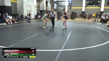 142 lbs Placement (4 Team) - Jordan Dempsey, Braided Brutes vs Carly Wemhoff, Lady Luck