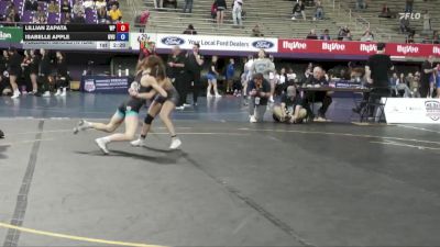103 lbs Placement Matches (16 Team) - Lillian Zapata, William Penn vs Isabelle Apple, Grand View