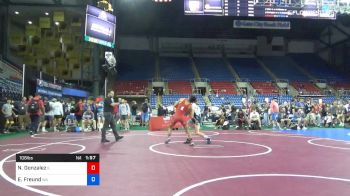 106 lbs Rnd Of 32 - Nicholas Gonzalez, Illinois vs Ethan Freund, Washington