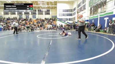 120 lbs Semifinal - Ava Ebrahimi, Poway vs Sierra Fahn, Santana
