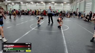 68 lbs Round 4 (6 Team) - John Cambra, Mat Assassins vs Luca Amato, CTWHALE