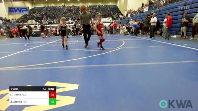 61 lbs Final - Eli Potts, Plainview Youth Wrestling Club vs Jakson Jones, Norman Grappling Club