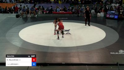 170 lbs Rnd Of 64 - Kya Roundtree, WA vs Jaida Johnson, IL