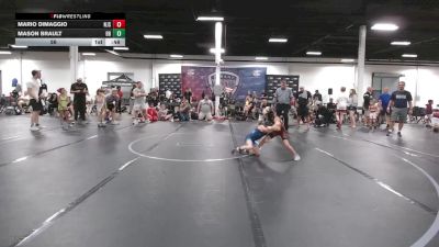 56 lbs Round 4 (6 Team) - Mason Brault, Bay Brawlers vs Mario DiMaggio, NJ Squeeze