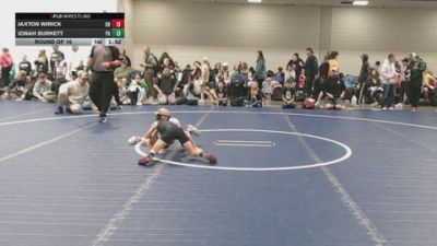 55 lbs Round Of 16 - Jaxton Wirick, OH vs Jonah Burkett, PA