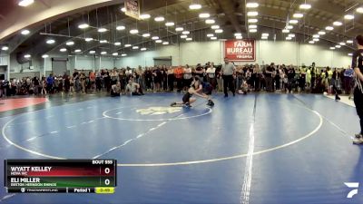 70 lbs Cons. Round 3 - Wyatt Kelley, Nova WC vs Eli Miller, Reston Herndon Rhinos