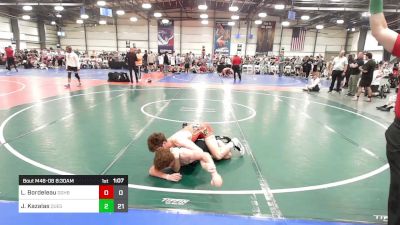 132 lbs Round Of 32 - Lance Bordeleau, Doughboy Black vs Jack Kazalas, Quest School Of Wrestling Gold