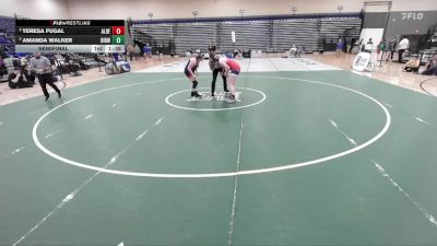 185 lbs Semifinal - Amanda Walker, Dinwiddie County vs Teresa Fugal, Albemarle