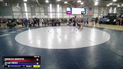 46 lbs Cons. Round 1 - Angelica Serratos, CA vs Kyler Menza, WA