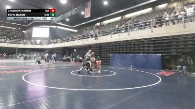 108 lbs Final - Cameron Martin, York vs Rohn Mason, Berwick