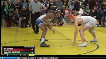 132 lbs Cons. Round 5 - Malakhi Sharpley, SOLON vs Ty Harter, LOVELAND