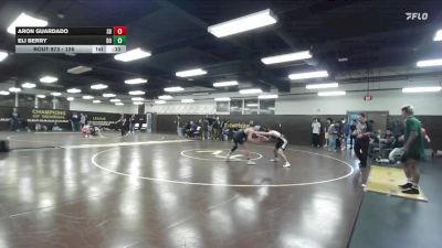 126 lbs Cons. Round 5 - Eli Berry, Del Oro vs Aron Guardado, South Bakersfield