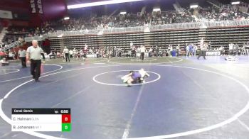 90 lbs Consolation - Carter Holman, Glenrock WC vs Beckett Johansen, No Team