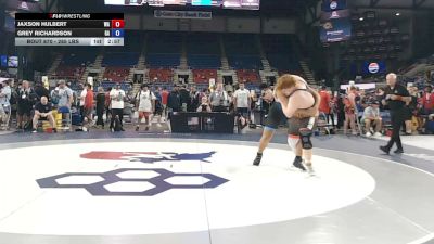 285 lbs Champ. Rd Of 128 - Jaxson Hulbert, Washington vs Grey Richardson, Georgia