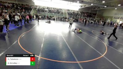 77 lbs Semifinal - Aisea Tabakece, Sublime Wrestling Academy vs Boston Brindley, Elite Wrestling