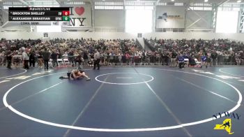 75 lbs Cons. Semi - Brockton Shelley, Xtreme Wrestling vs Alexander Sebastian, Brockport Youth Wrestling Club