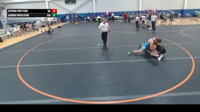 165 lbs 5th Place Match - Aiden Proctor, Unattached vs Ayden Mutter, Wrestling University