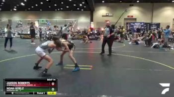 85 lbs Round 5 (6 Team) - Jaxson Roberts, American Gladiators-Venom vs Noah Goelz, Donahue WA