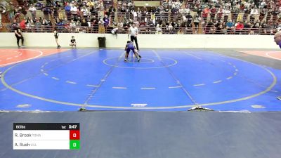 60 lbs Quarterfinal - Ryder Brook, Tomahawk Wrestling Club vs Ashton Rush, Villa Rica Youth Wrestling