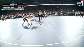 D2-138 lbs Cons. Round 1 - Westyn Haslett, Cadillac HS vs Ryder Mulherin, Jefferson HS