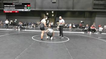 184 lbs Champ. Round 1 - Peyton Callis, Oklahoma Wesleyan vs Joseph Monge, Morningside (Iowa)