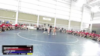 175 lbs Round 1 (8 Team) - Brayden Koester, Iowa vs Landen Grow, Wisconsin