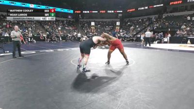 285 lbs Quarterfinal - Matthew Cooley, Oakdale (SJ) vs Noah Larios, Imperial (SD)
