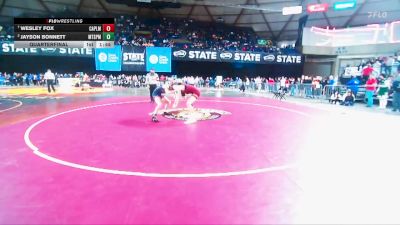 Boys 3A 144 lbs Quarterfinal - Wesley Fox, Capital vs Jayson Bonnett, Mt. Spokane