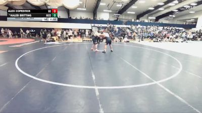 285 lbs Cons. Round 2 - Kaleb Britting, Messiah vs Alex Copestick, Wheaton